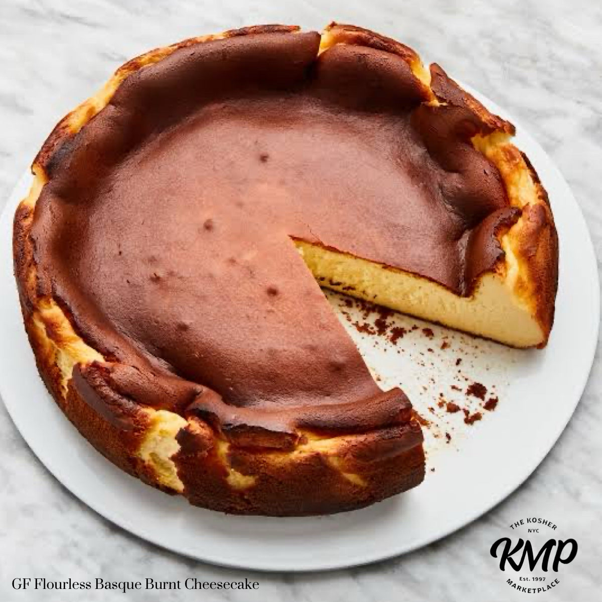 Flourless Basque Burnt Cheesecake - 8"