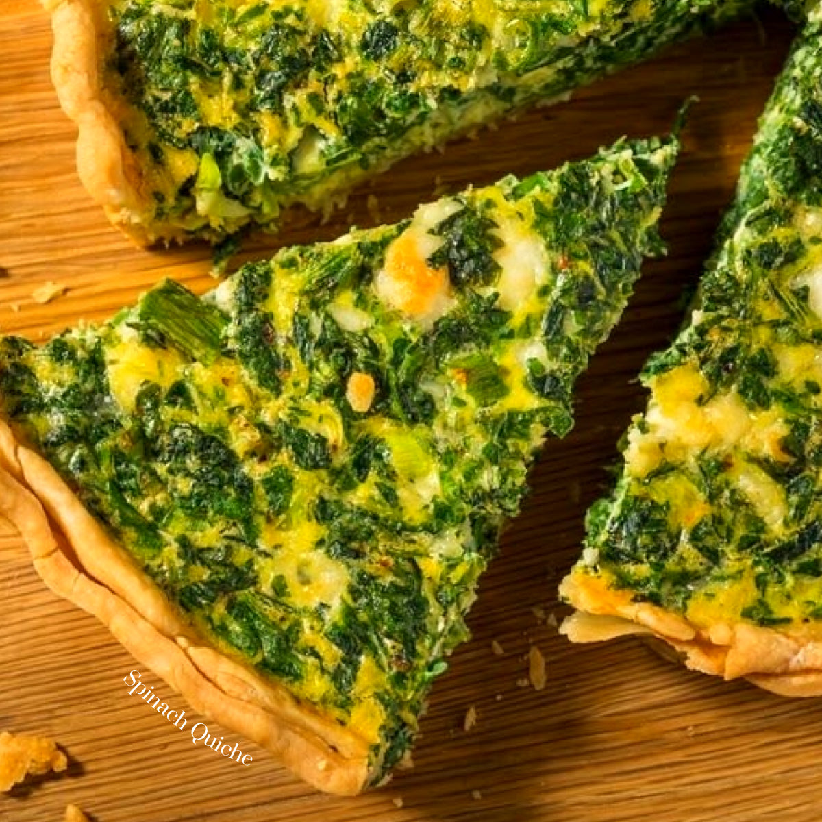 Butterflake Spinach Quiche