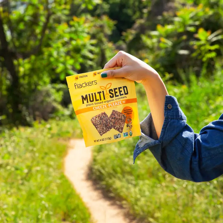 Flackers Multi Seed Crackers, Cheeze-Pleaze