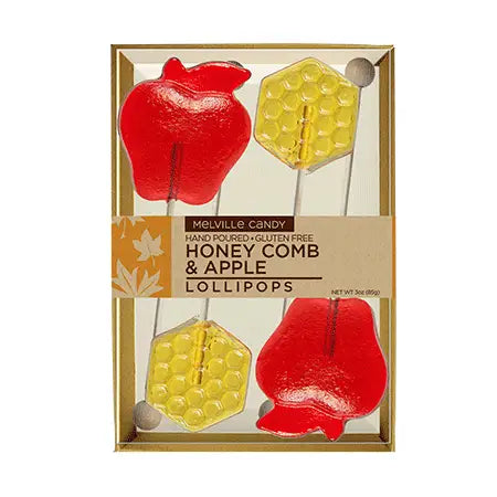 Melville Hard Candy Honey Comb & Apple Lollipops