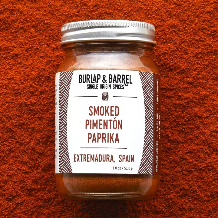 Burlap & Barrel Smoked Pimenton Paprika - Single Origin Spice & Seasoning