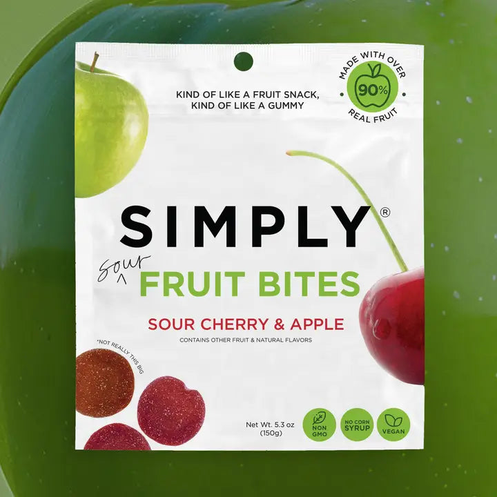 SIMPLY Fruit Bites - Sour Apple & Cherry