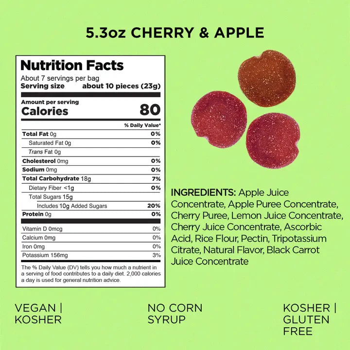 SIMPLY Fruit Bites - Sour Apple & Cherry