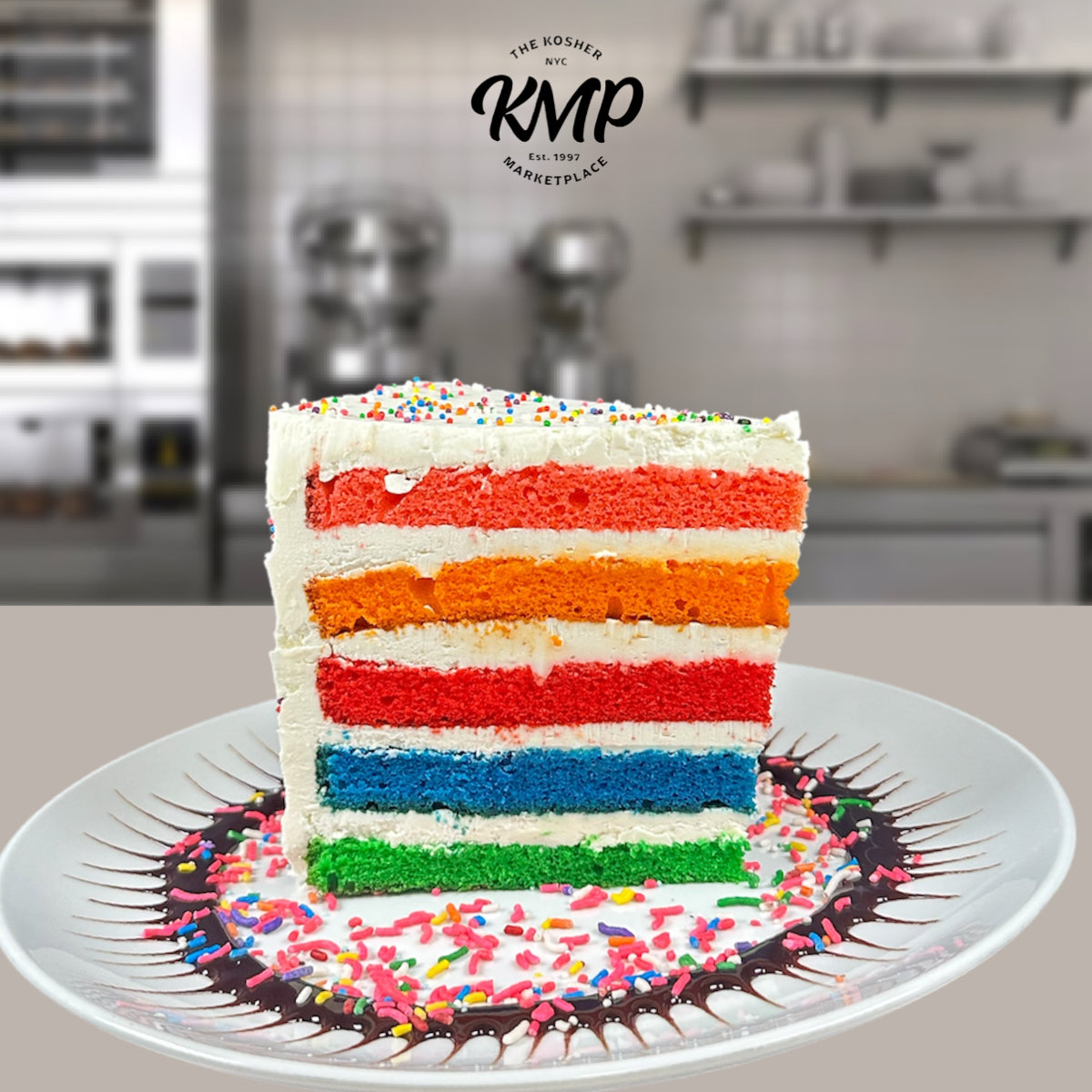 Rainbow Layer Cake