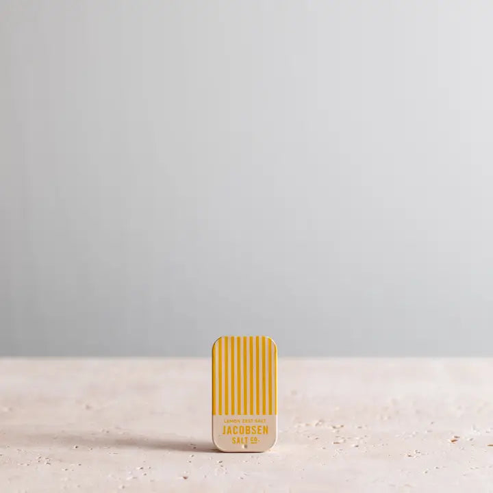 Jacobsen Salt Co. Infused Lemon Zest Sea Salt Slide Tin