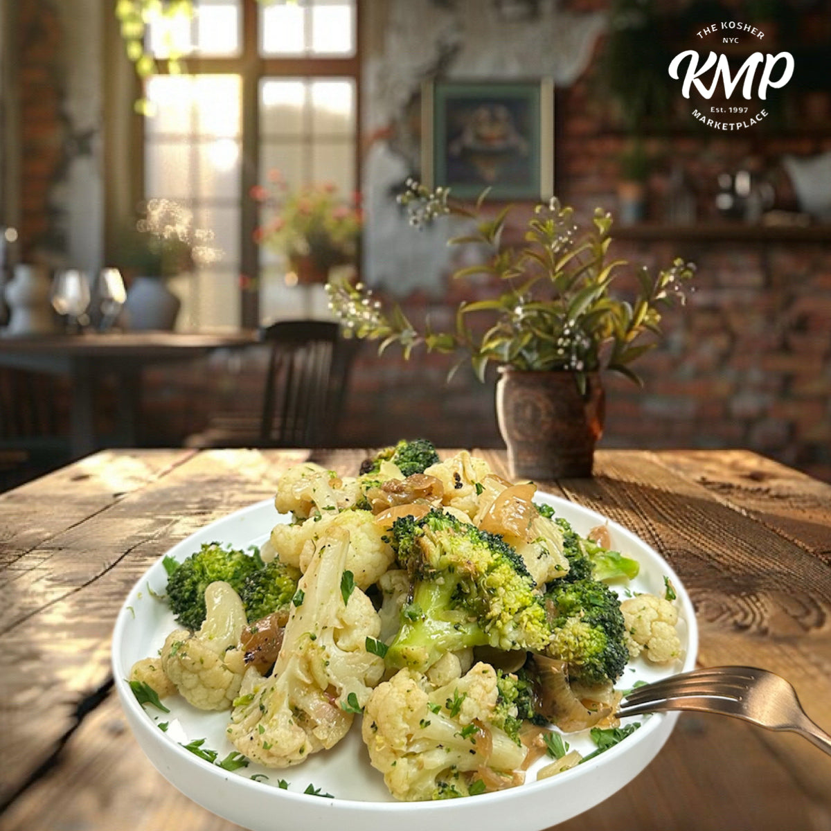 KFP Roasted Cauliflower & Broccoli