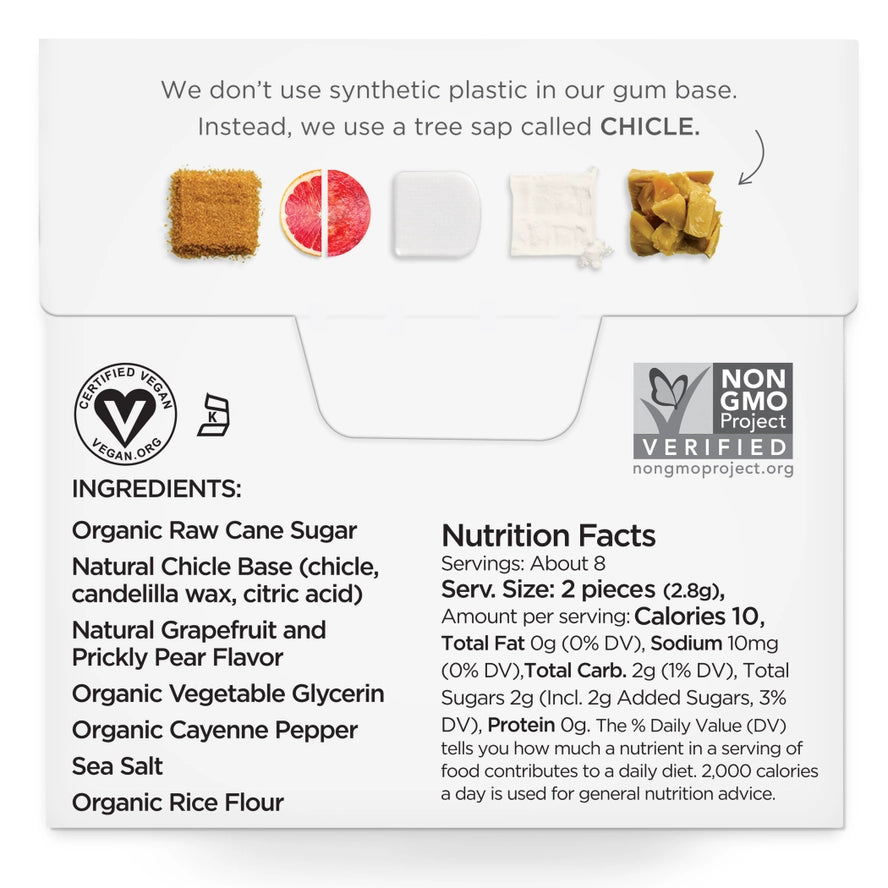 SIMPLY Cleanse Chewing Gum- Natural + Plastic-Free