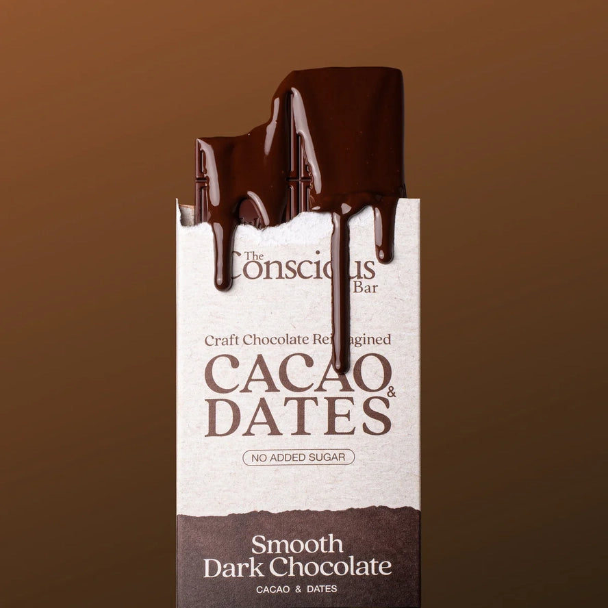 The Conscious Bar - Date Sweeteed Smooth Dark Chocolate