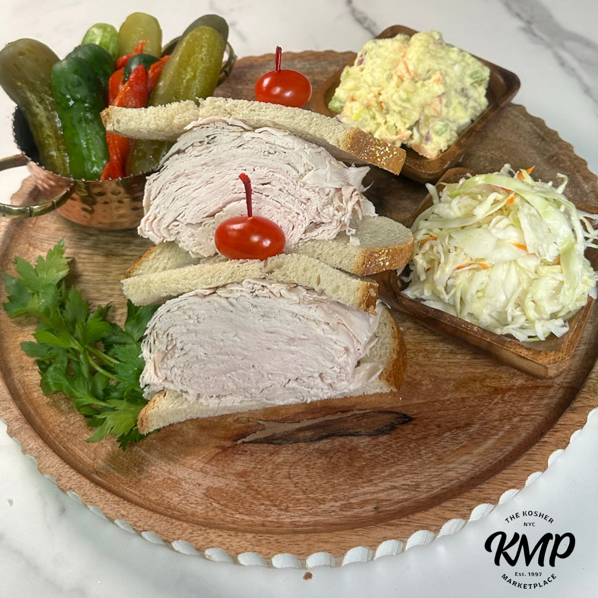 Turkey Breast on Seedless Rye