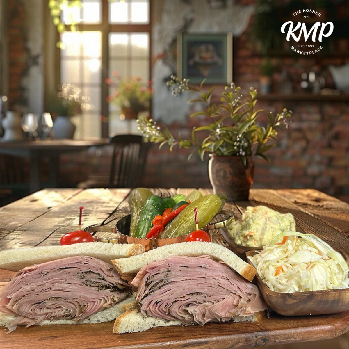 Turkey Pastrami on Seedless Rye