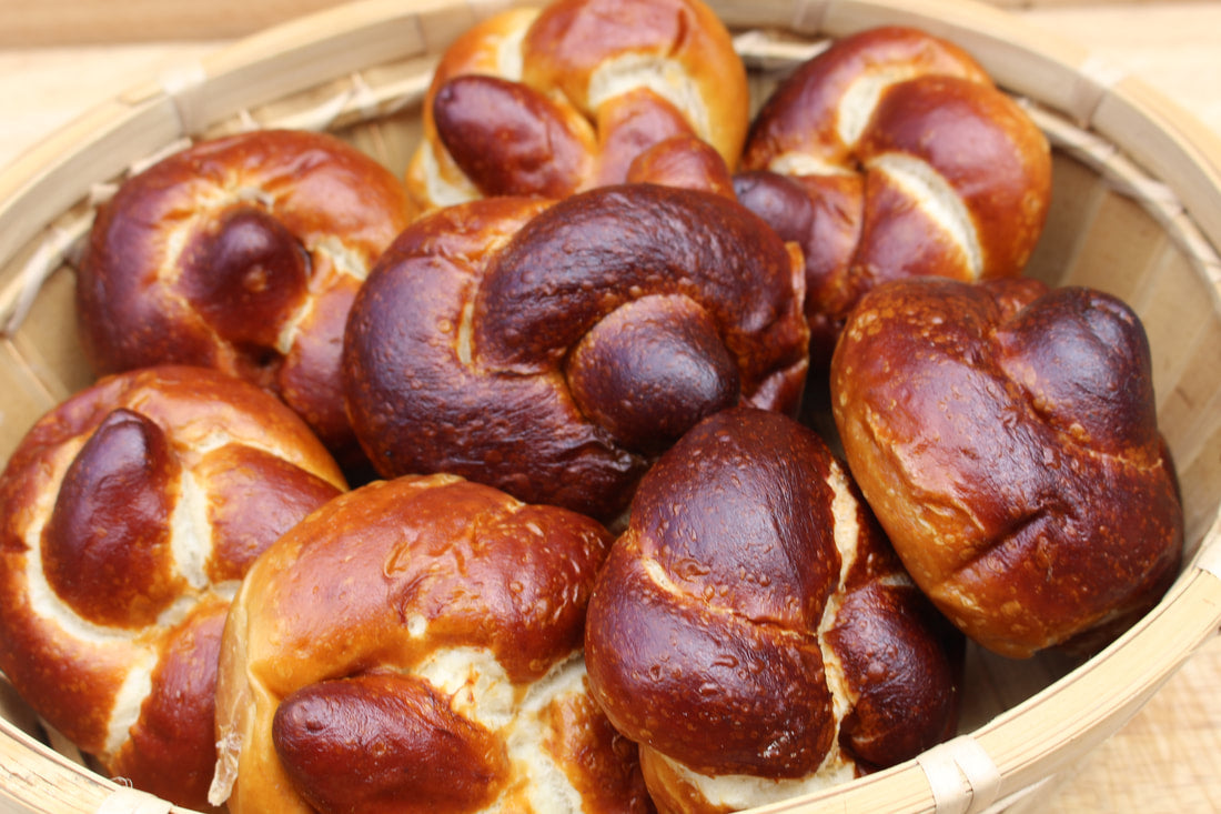 Yoni's Pretzel Challah Rolls