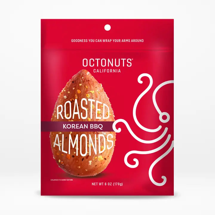 OCTONUTS California Korean Bbq Dry Roasted Almonds