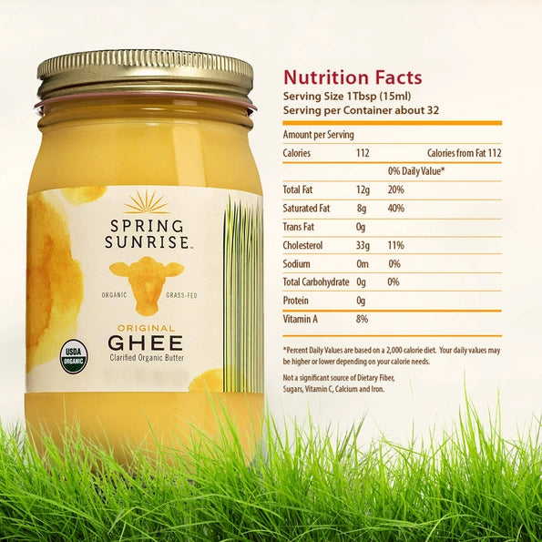 Organic Grass Fed Ghee
