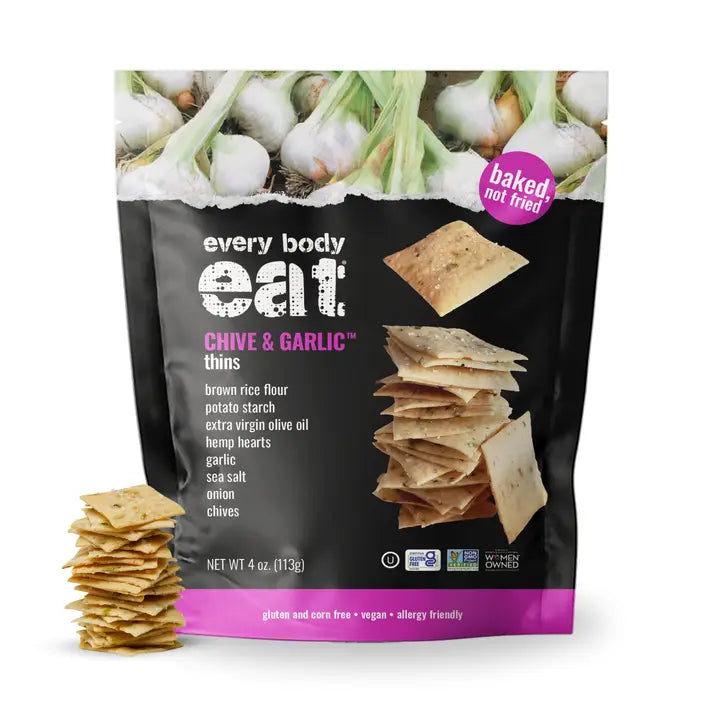 Every Body Eat Chive & Garlic Snack Thins