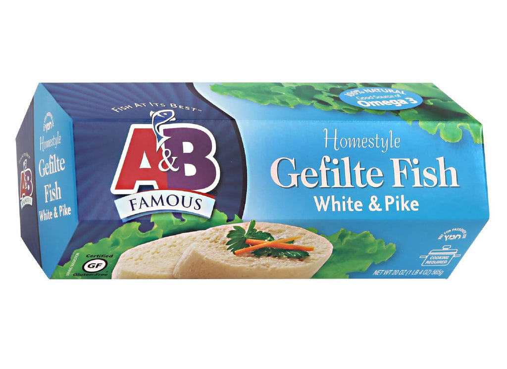 A&B Famous Homestyle Gefilte Fish White & Pike