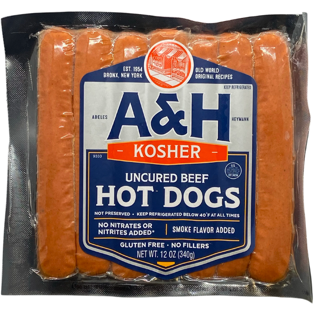 A&H Uncured Beef Hot Dogs