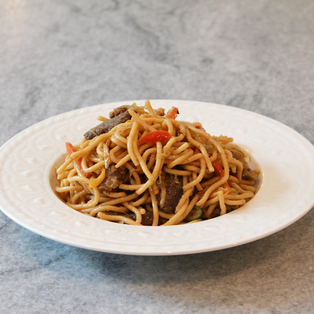 Beef Lo Mein Catering Tray