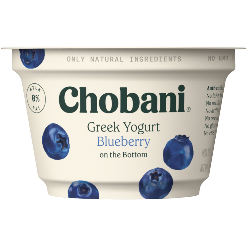 Chobani Blueberry on the Bottom