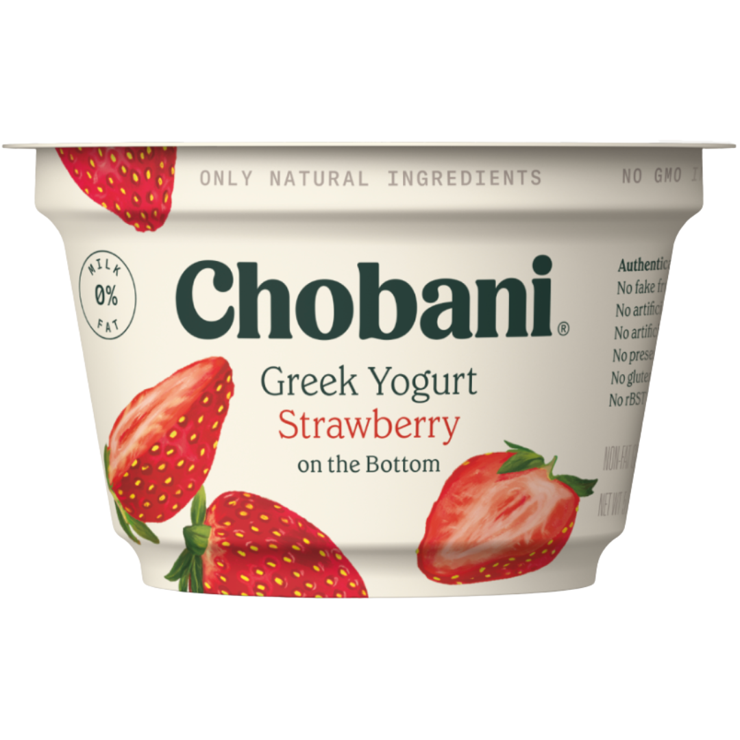 Chobani Strawberry on the Bottom