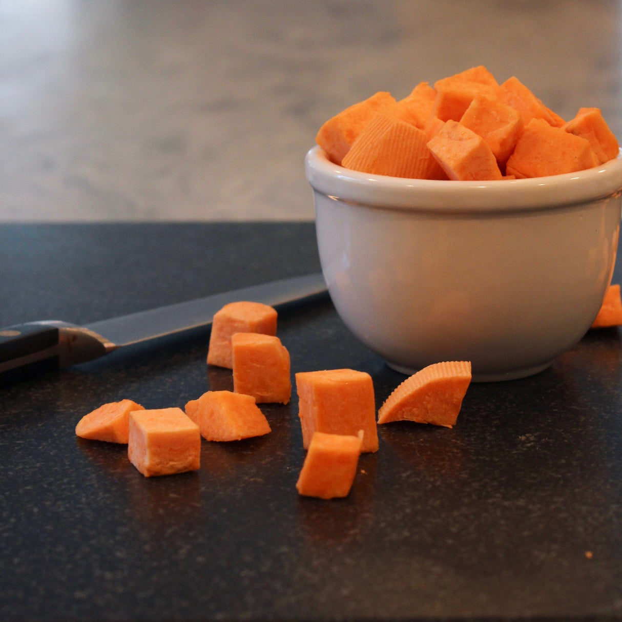 KFP Chopped Sweet Potatoes