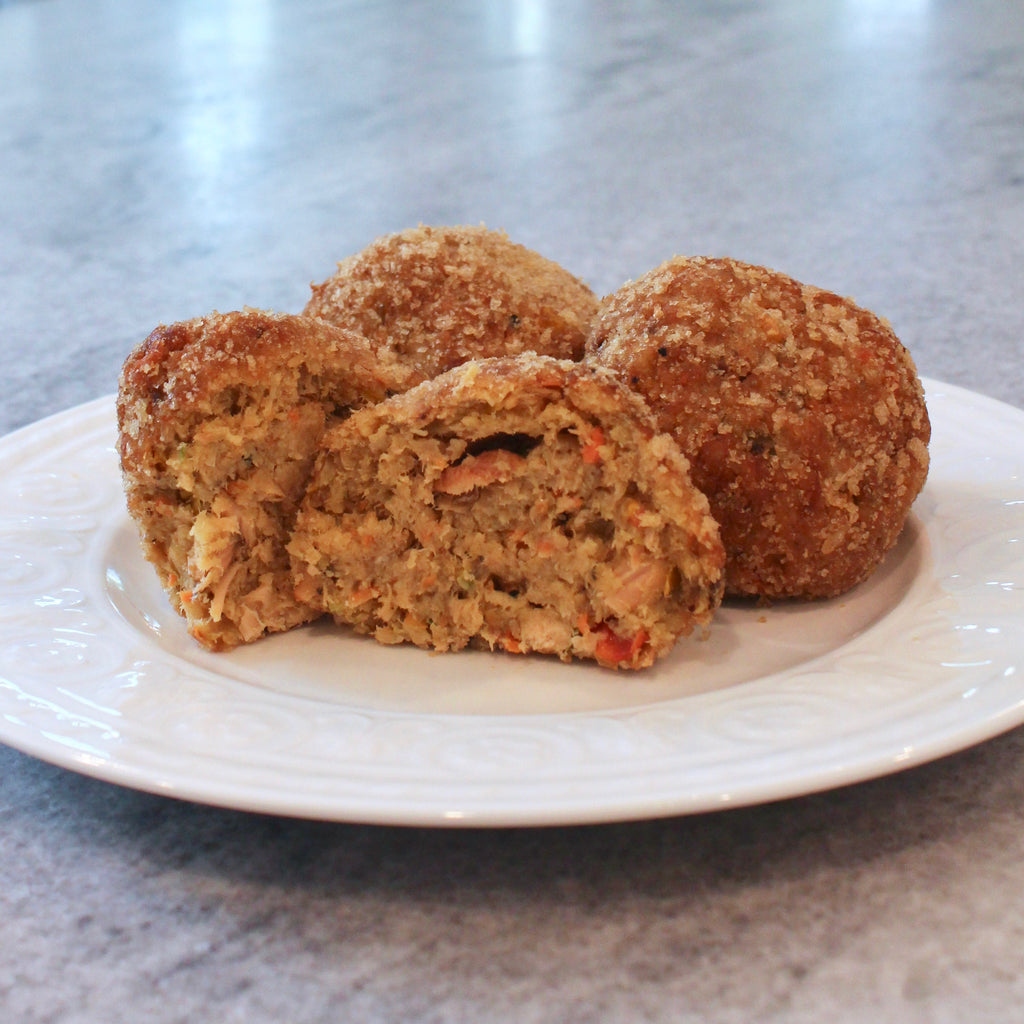 Fisherman's Miniature Baked Salmon Croquettes