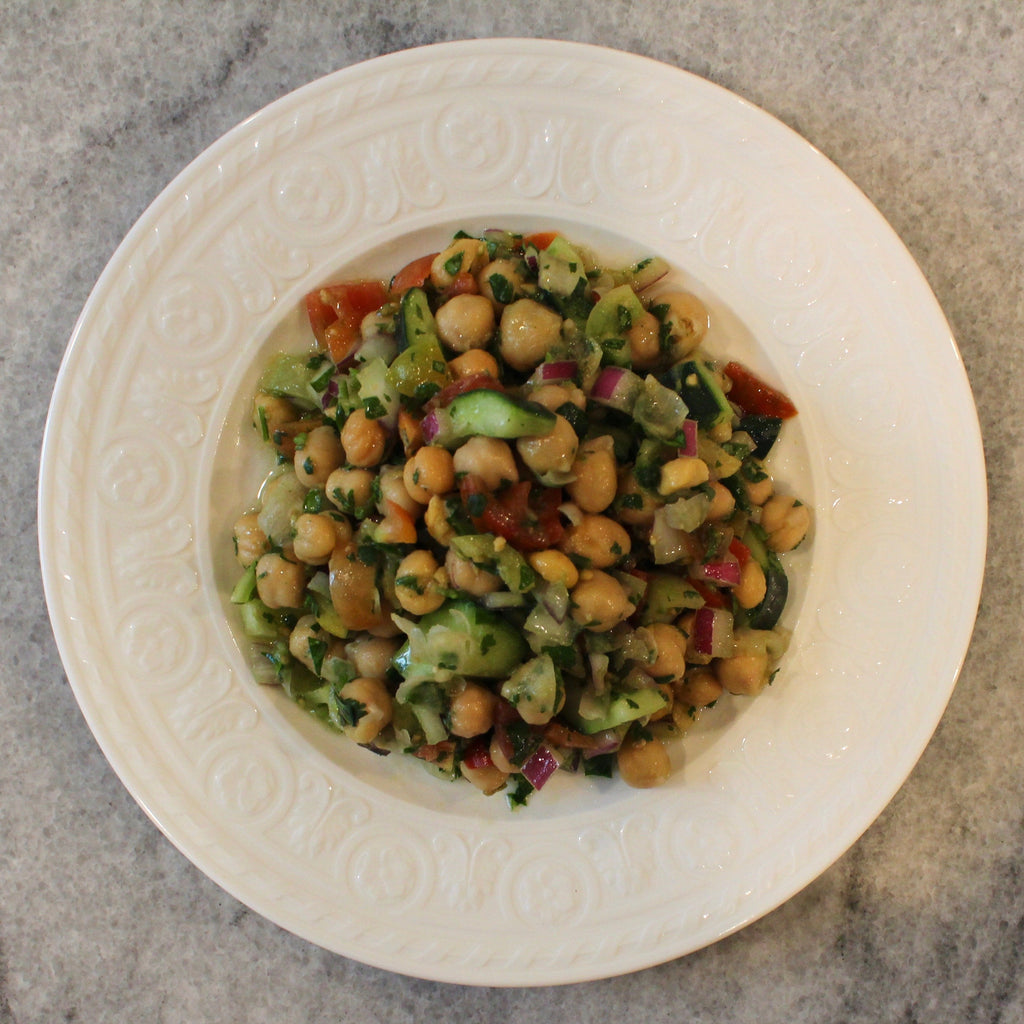 Organic Italian Chickpea Salad Catering Bowl