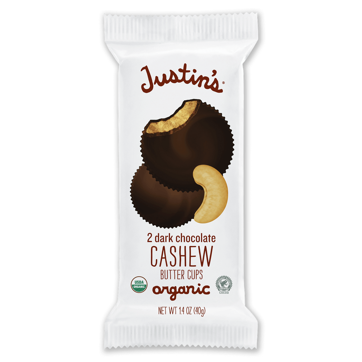 Justin's Organic Dark Chocolate Cashew Butter Cups