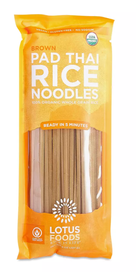 Lotus Foods Organic Brown Pad Thai Rice Noodles