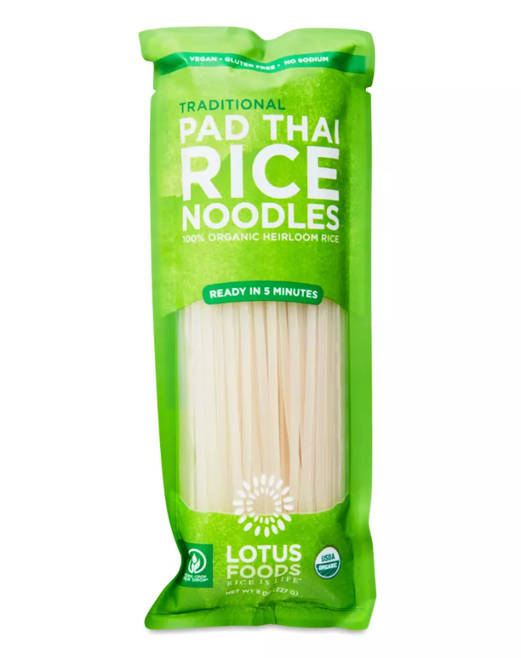Lotus Foods Organic Traiditional Pad Thai Rice Noodles KMP The