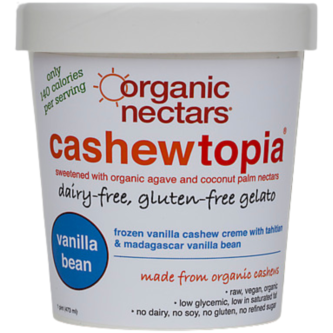 Organic Nectars Cashewtopia Vanilla Bean Gelato