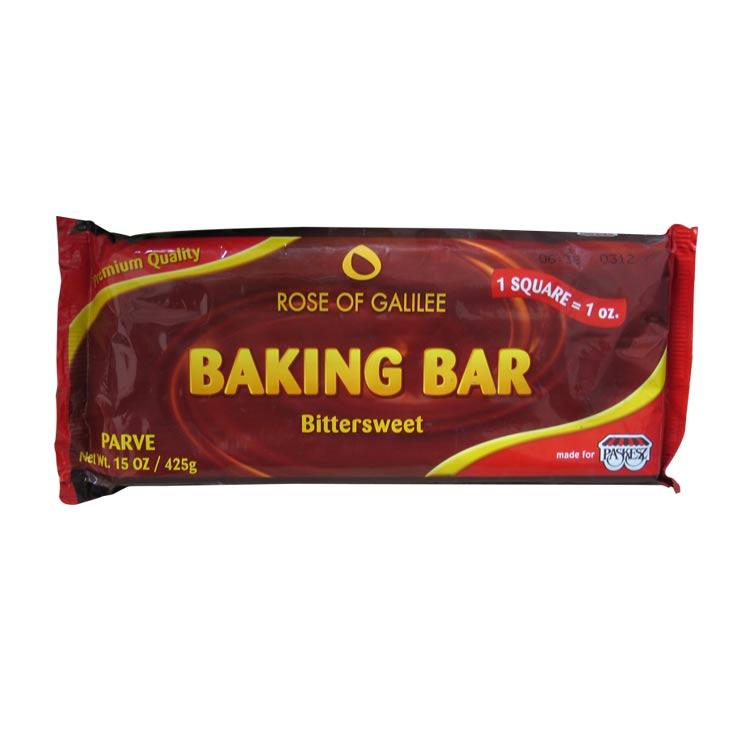 Paskesz Rose of Galilee Bittersweet Baking Bar