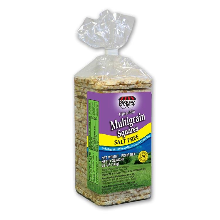Paskesz Ultra-Thin Multigrain Squares - Salt Free