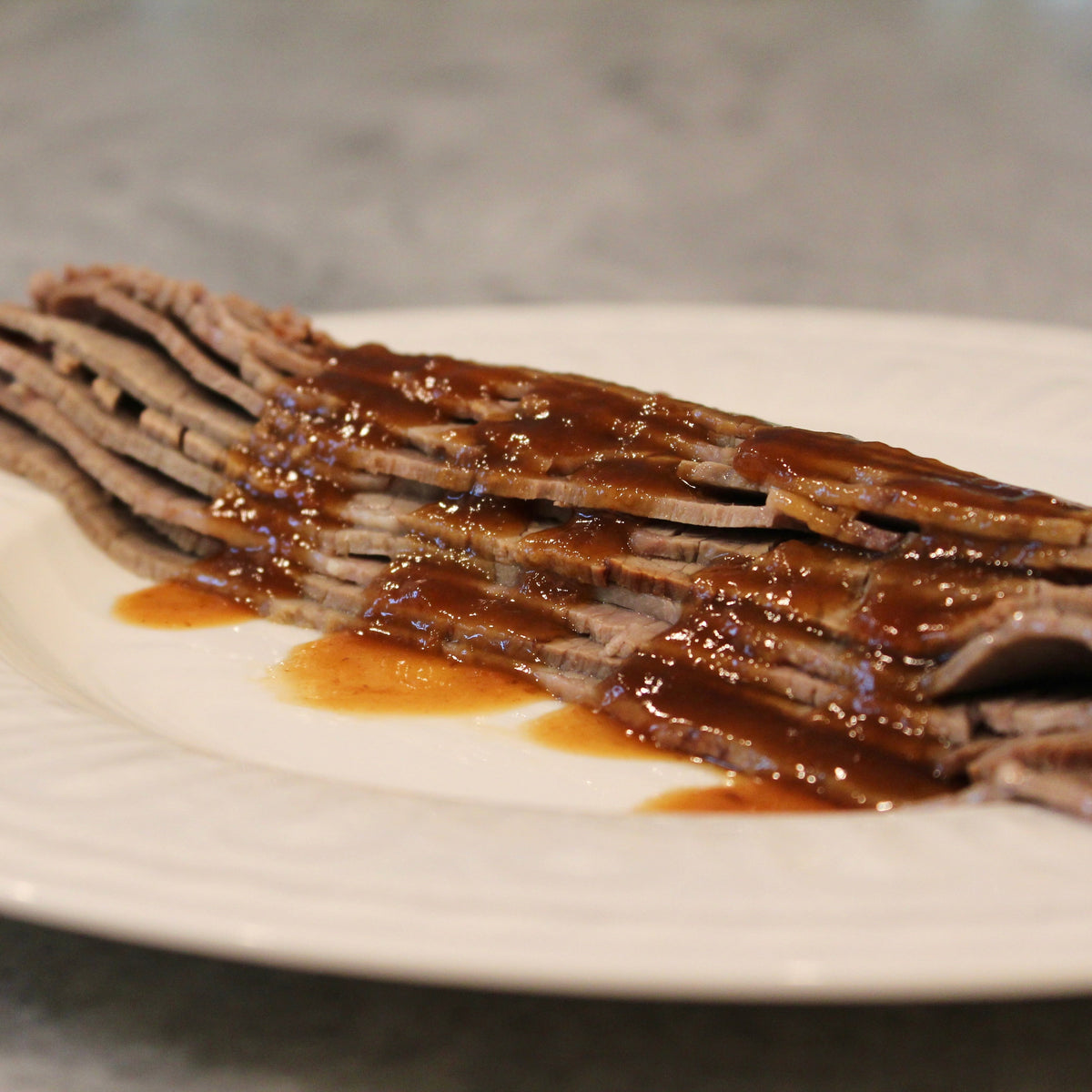 The Kosher Marketplace Kosher for Passover Sliced Brisket with Gravy