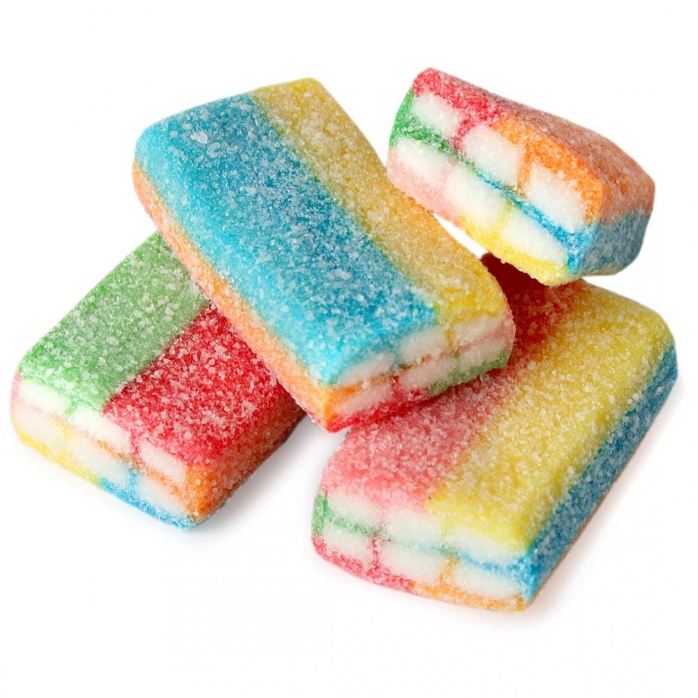 Sour Rainbow Bricks