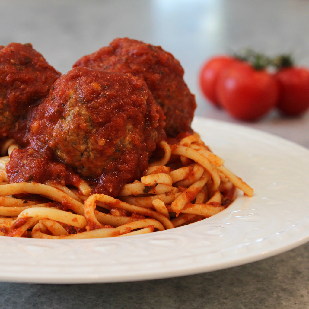 Spaghetti & Meatball Marinara Catering Tray