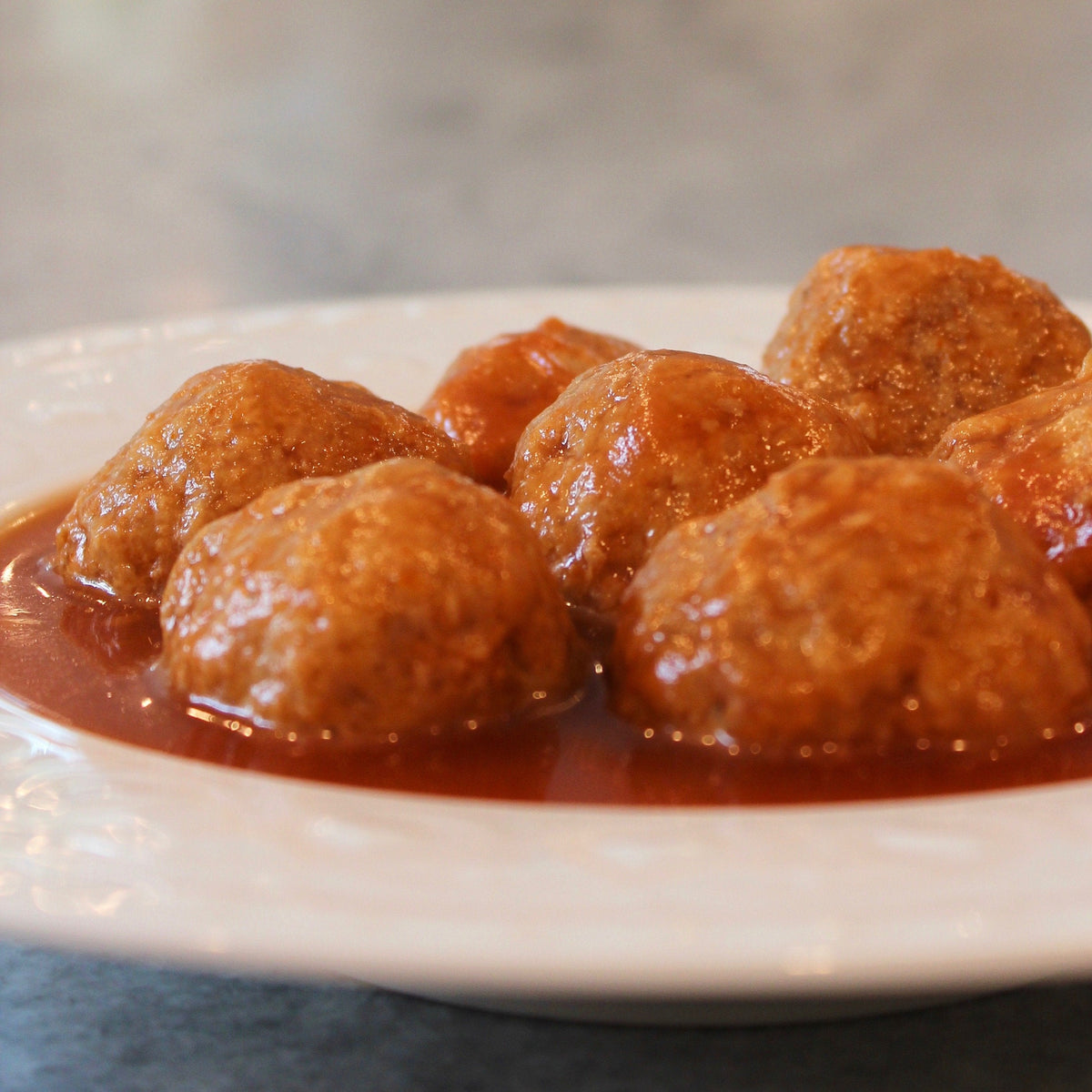The KMP Kosher for Passover Sweet & Sour Turkey Meatballs The