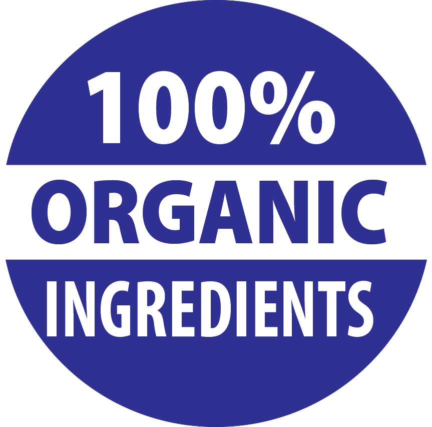 100% Organic Ingredients