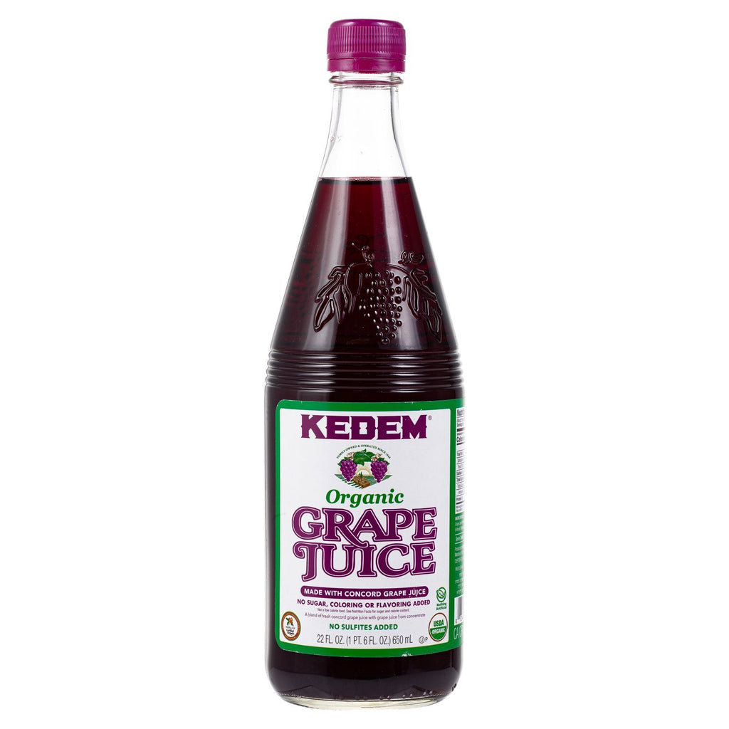 Kedem Organic Grape Juice - 22 oz.