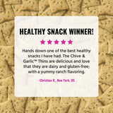 Every Body Eat Chive & Garlic Snack Thins