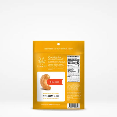 OCTONUTS California Chili Crisp Roasted Cashews