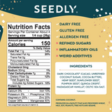 Seedly, Vanilla Crunch, Dark Chocolate Bark, 3.6 oz.