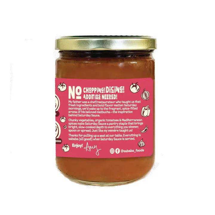 Sababa Foods Saturday Sauce (Slightly Spicy)