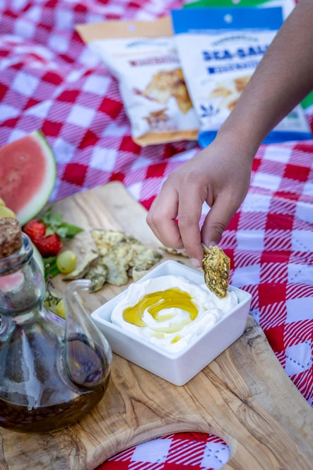 Terranean Za'atar Twice-Baked Pita Chips