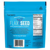 Flackers Organic Flax Seed Crackers, Sea Salt