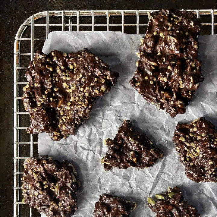 Seedly, Vanilla Crunch, Dark Chocolate Bark, 3.6 oz.