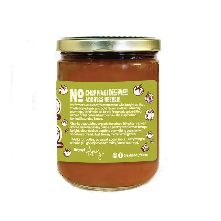 Sababa Foods Saturday Sauce (Mild)