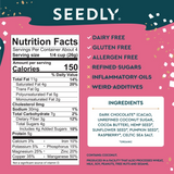 Seedly, Raspberry Bliss, Dark Chocolate Bark, 3.6 oz.