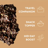 Seedly, Vanilla Crunch, Dark Chocolate Bark, 3.6 oz.