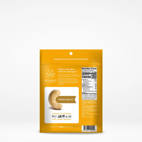 OCTONUTS California Crème Brûlée Cashews