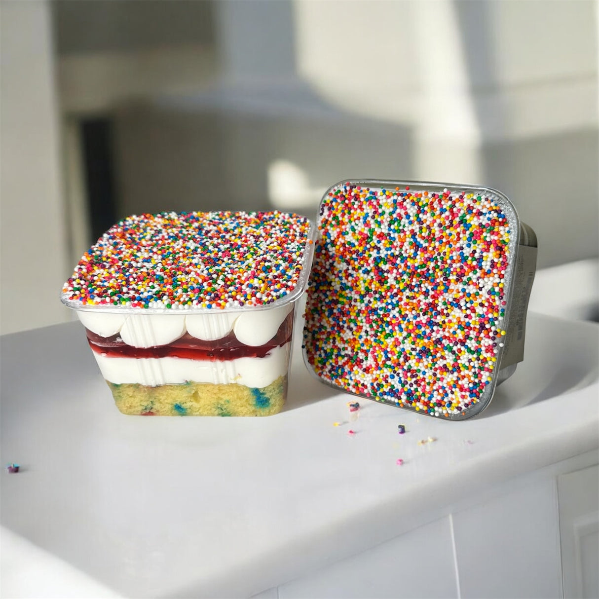 Strawberry Dot Cake